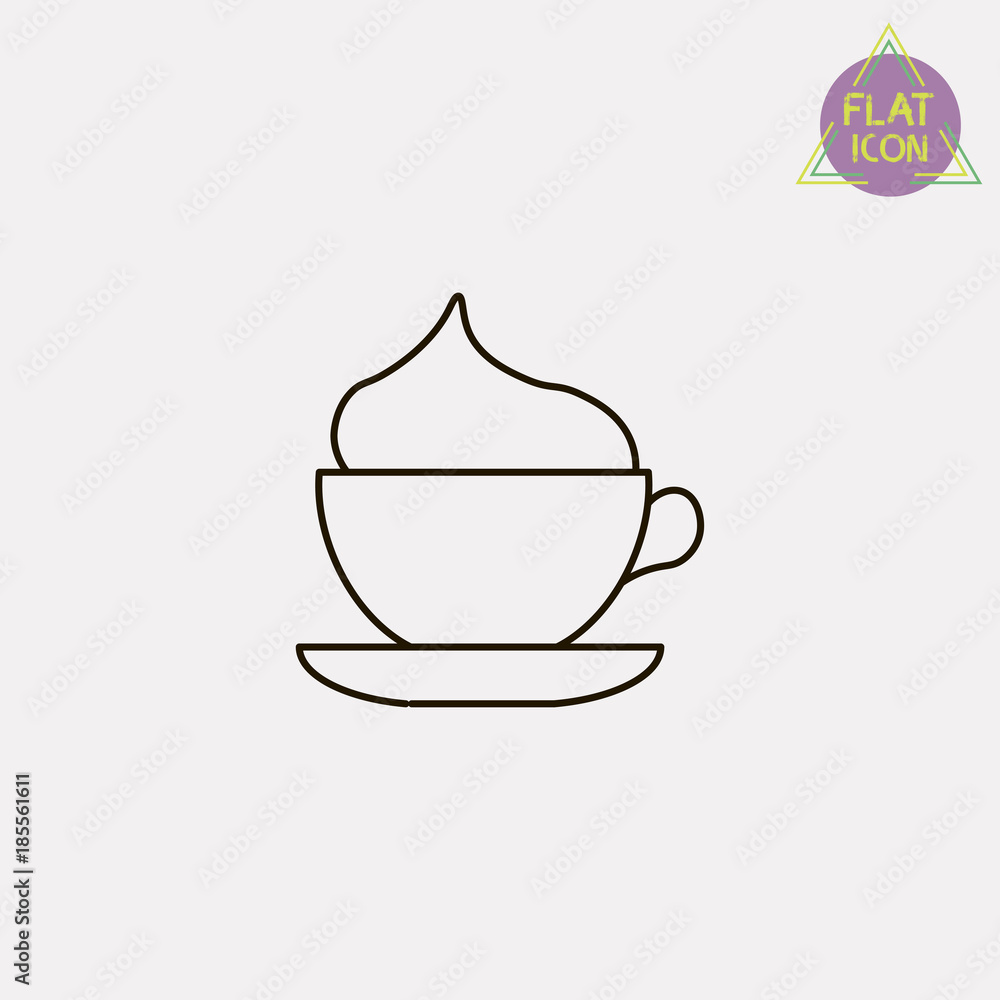 latte line icon latte line icon