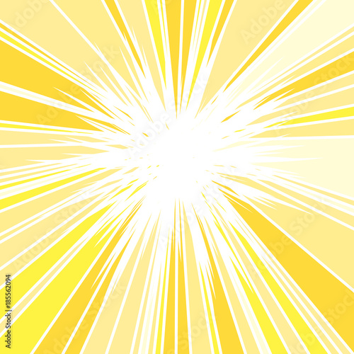 Hot and Glittering Summer Sun