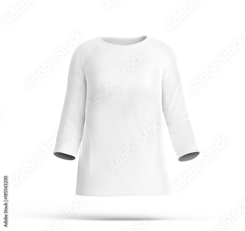 Three quarter sleeves shirt mockup
