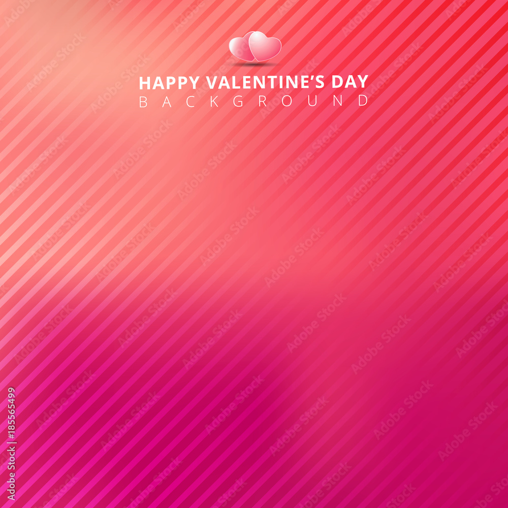 pink background with stripes diagonal pattern for valentines day card.