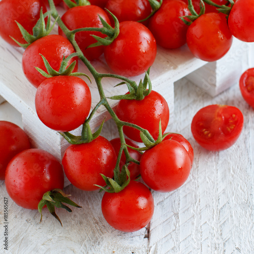 Cherry tomatoes close up