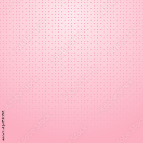 Pink halftone with dots pattern on pink gradient background for valentines day.