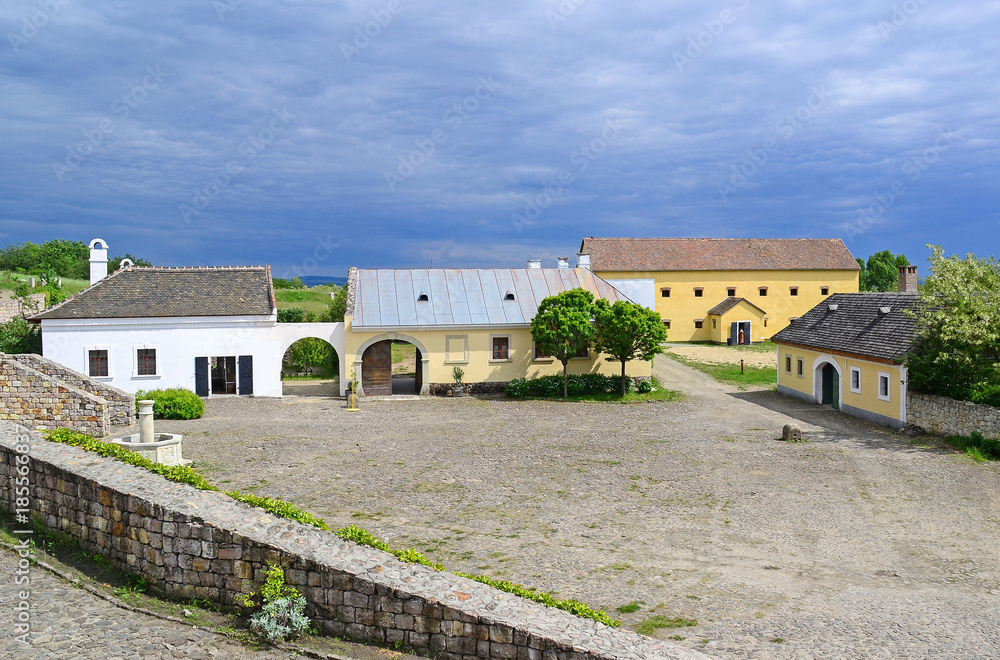 Old buildings in Dunabogdany, Hungary