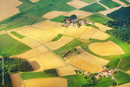 aerial view of bavaria, germany