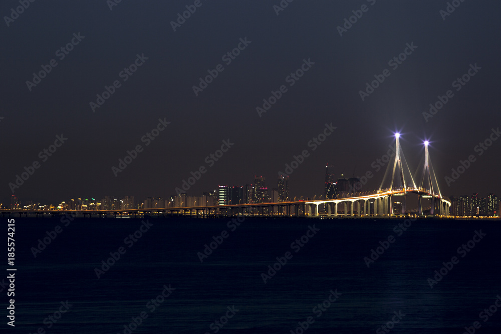 Fototapeta premium 대교야경