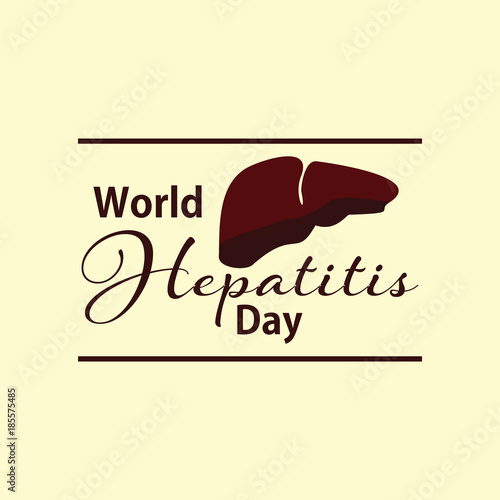 World Hepatitis Day Vector Template Design