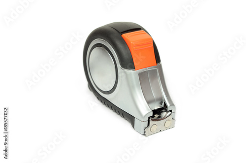 Obraz na płótnie Mesuare tape ruller isolated on white background w salonie