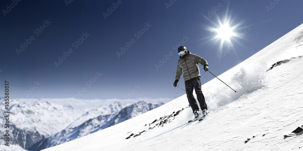winter skier winter skier