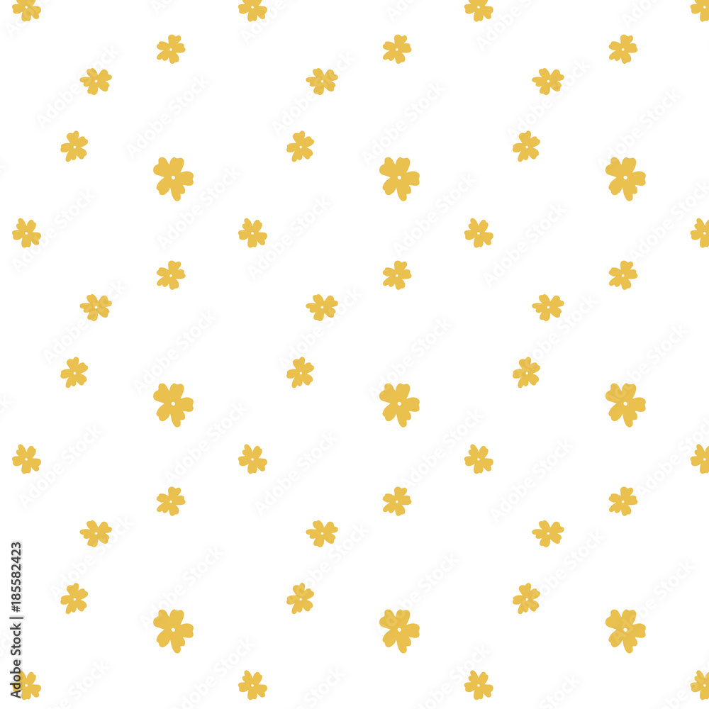Hand drawn mustard flowers background, textile, wallpaper, sweet flowers, doodles Hand drawn mustard flowers background, textile, wallpaper, sweet flowers, doodles
