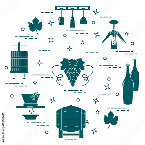 Winemaking: the production and storage of wine. Culture of drinking wine.