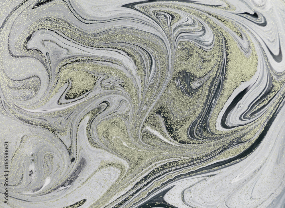 Marble abstract acrylic background. Nature marbling artwork texture. Golden glitter. Marble abstract acrylic background. Nature marbling artwork texture. Golden glitter.