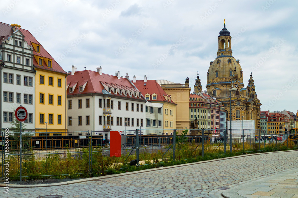 Street in the old town of Dresden