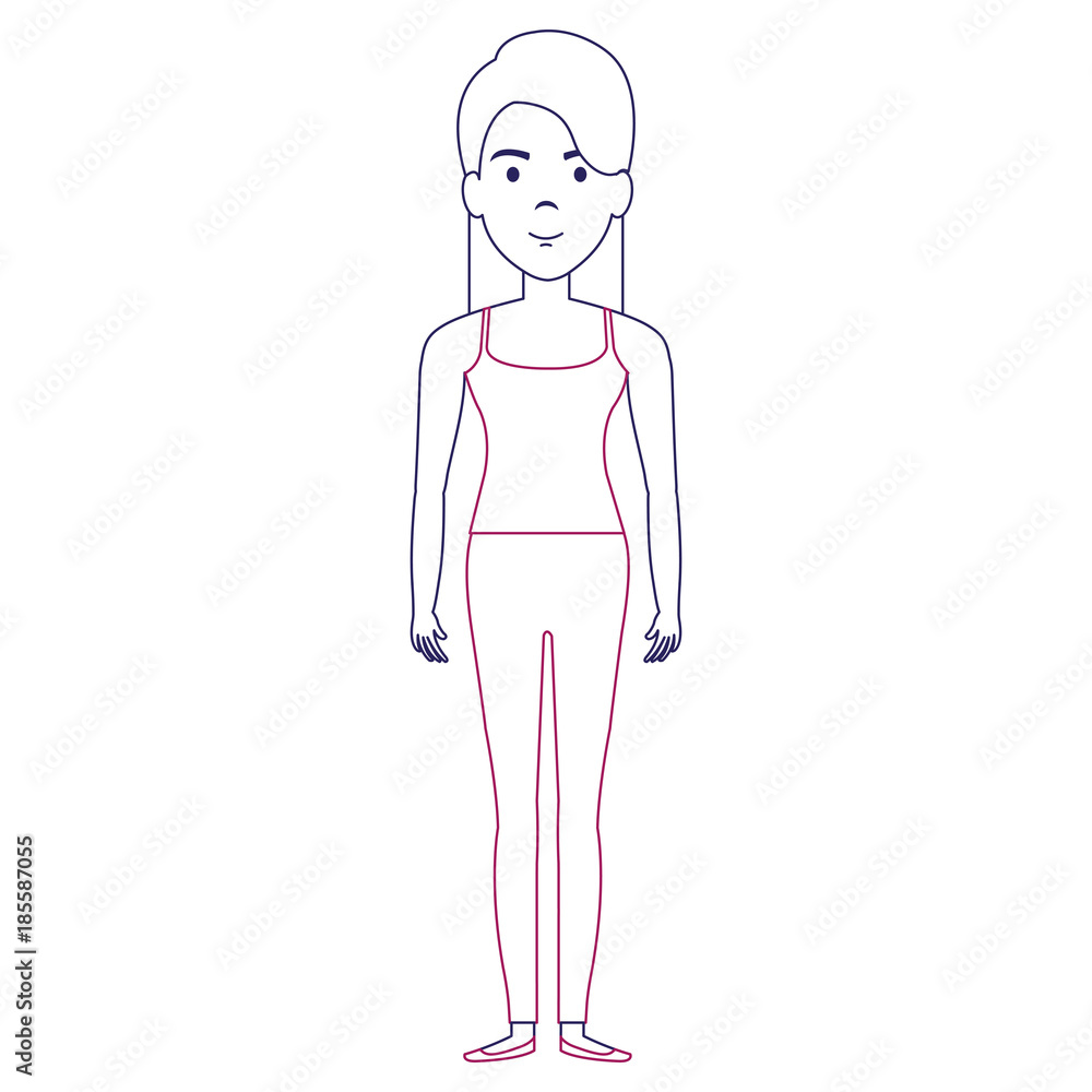 beautiful woman avatar character