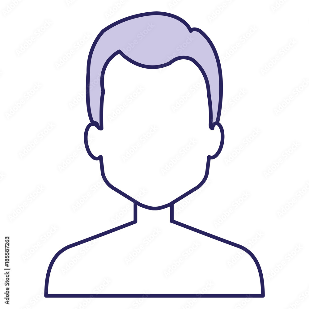 young man shirtless avatar character vector illustration design young man shirtless avatar character vector illustration design