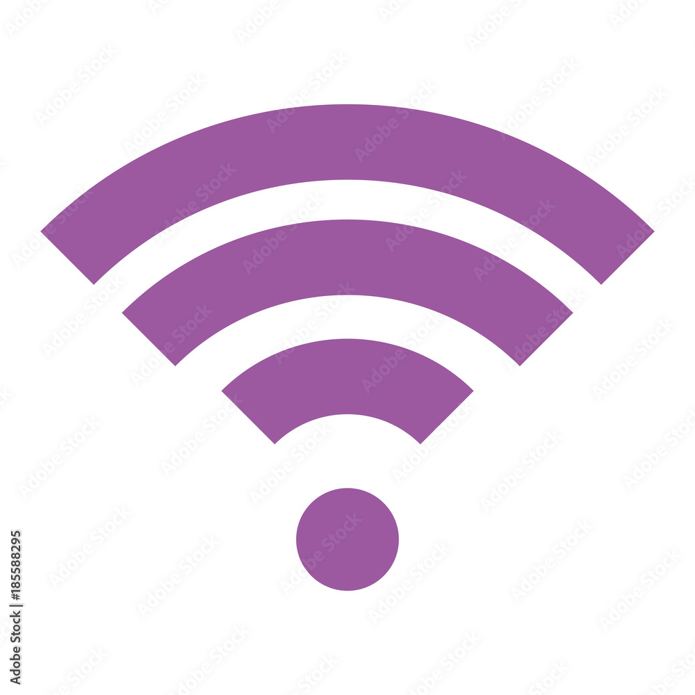 wifi signal isolated icon