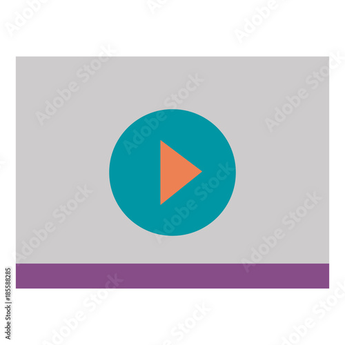 Free Download play button isolated icon - GFXLoad