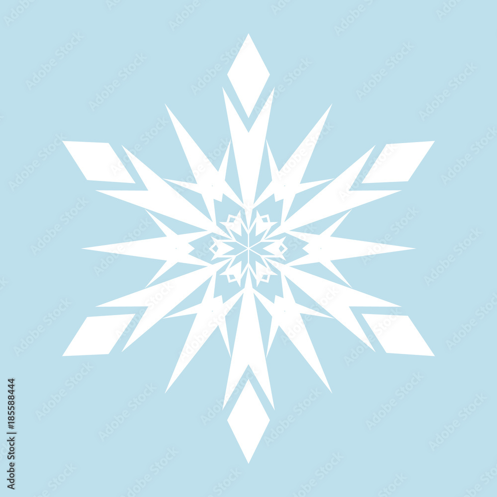 Snowflake winter Icon new year Snowflake winter Icon new year