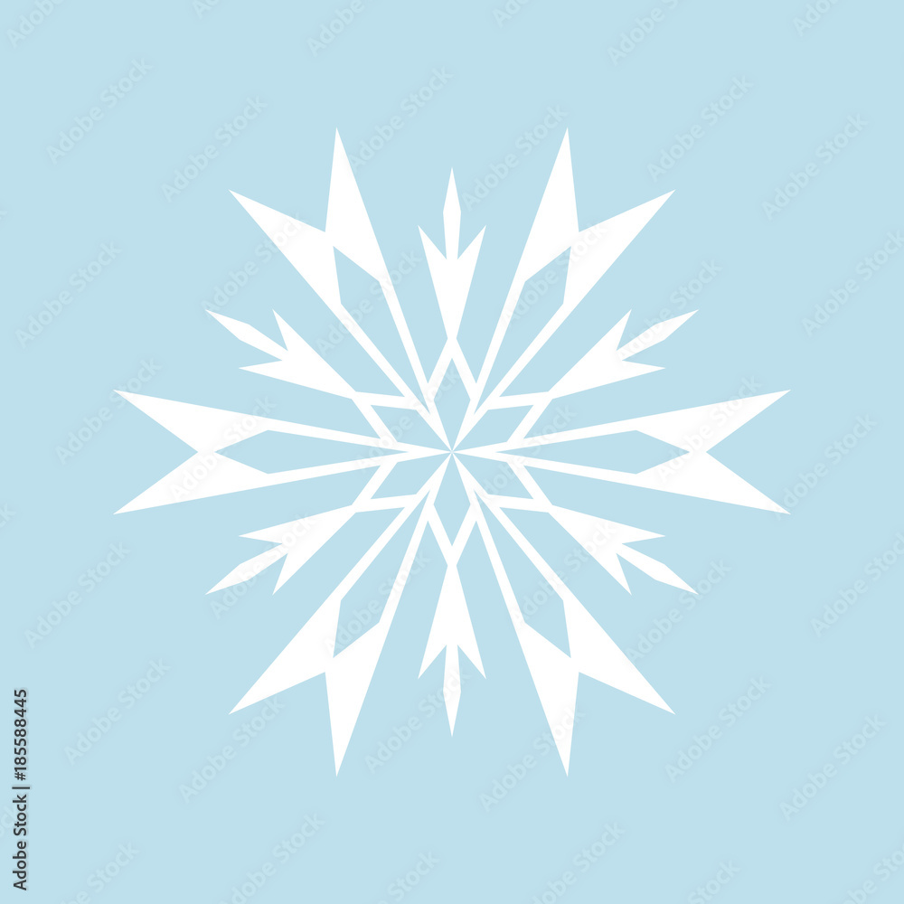 Snowflake winter Icon new year Snowflake winter Icon new year