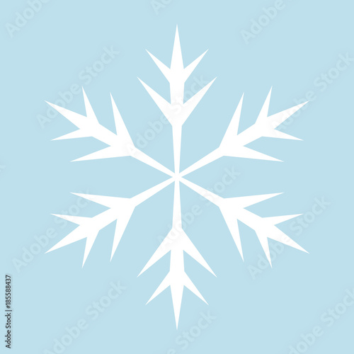 Snowflake winter Icon new year