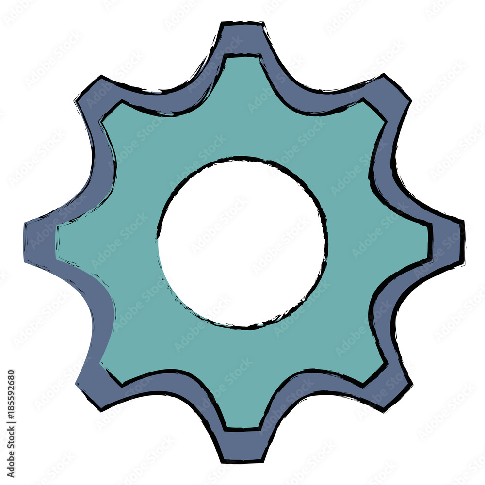 gear machine isolated icon vector illustration design gear machine isolated icon vector illustration design