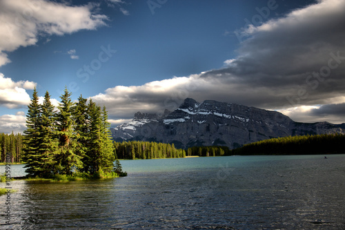 Mountain view in the Canadian Rockies