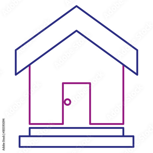 house silhouette isolated icon vector illustration design