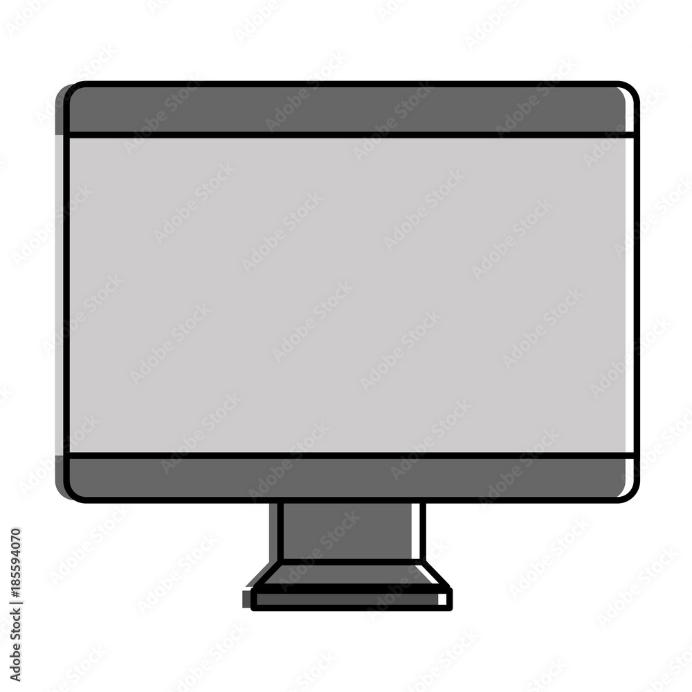 computer display isolated icon vector illustration design computer display isolated icon vector illustration design