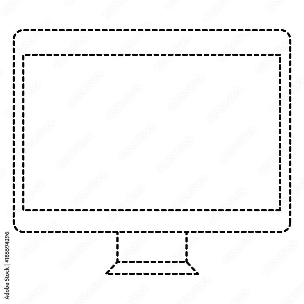 computer display isolated icon vector illustration design