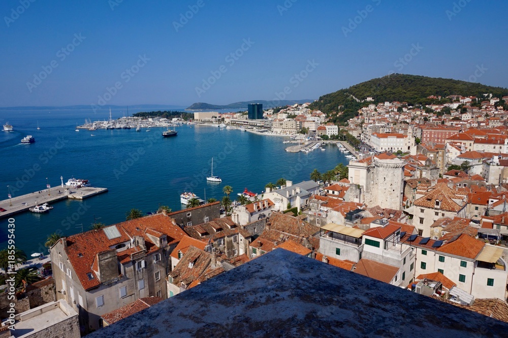 Panoramica de la ciudad de Split
