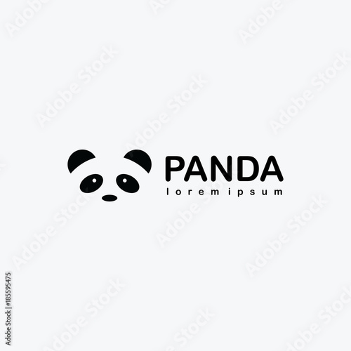 Panda Logo Vector Template Design