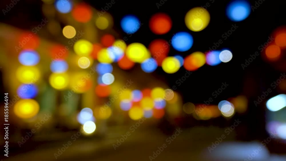 Beautiful background of bokeh lights by lantern at night. Hoi An old town, Vietnam Beautiful background of bokeh lights by lantern at night. Hoi An old town, Vietnam