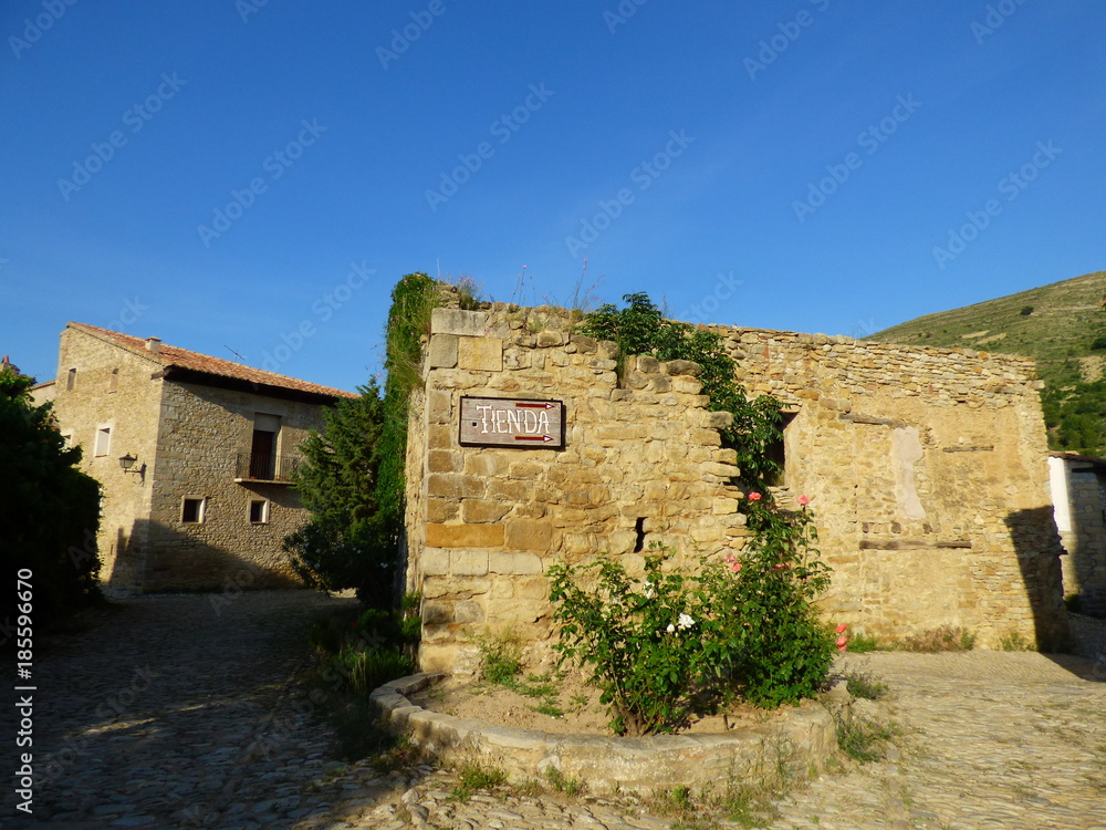 Mirambel. Pueblo de Teruel  (España) en la comunidad autónoma de Aragón dentro de la comarca del Maestrazgo