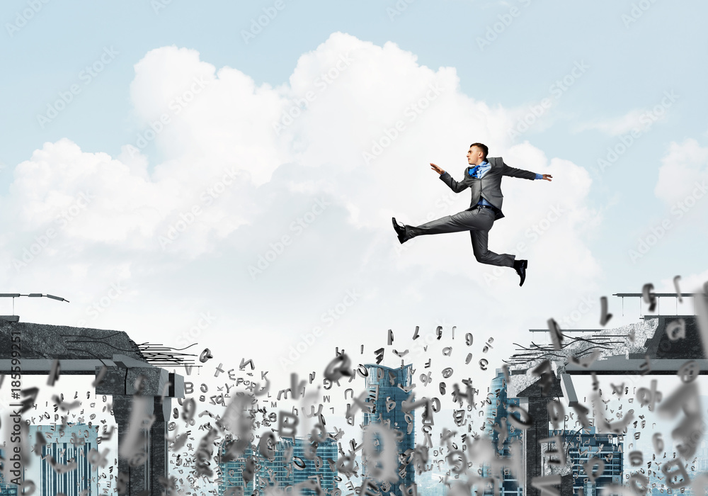 Problem and difficulties overcoming concept.