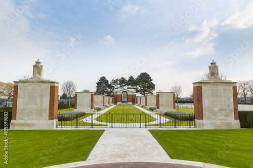 The Commonwealth War Graves Commission CWGC DUNKIRK MEMORIAL CEMETARY, Dunkerque, France