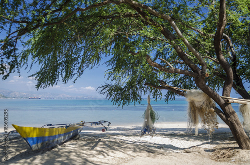 areia branca tropical beach in dili east timor leste