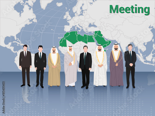Summit Meeting of Arab and European Business Men and Politics