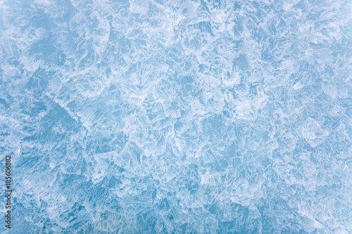 Beautiful crystallized pure ice texture background 