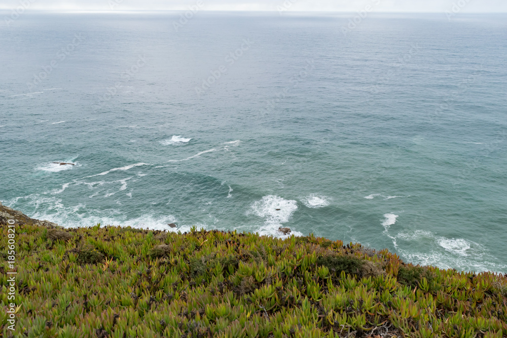 Atlantic ocean view from Cabo de Roca, Portugal