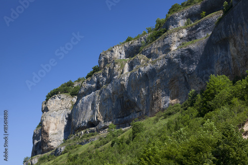 Cliffs of Baume-les-messieurs, Jura, Franche-Comte, France