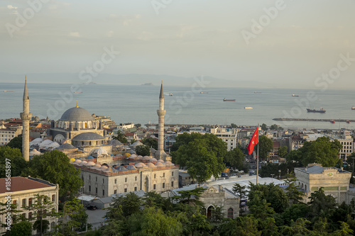 Magnificent istanbul city, historical peninsula , Fatih mosque , Sultan Ahmed mosque , Suleymaniye Mosque , Ortakoy mosque
