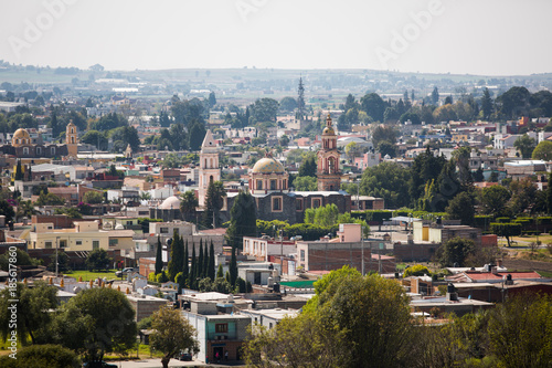 View of Acatepec city in Mexico
