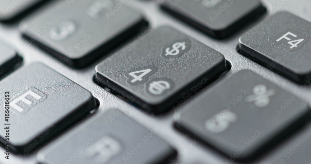 Close up view of a computer keyboard keys Close up view of a computer keyboard keys