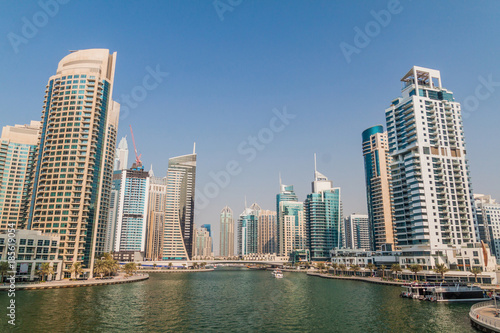 View of Dubai Marina  United Arab Emirates