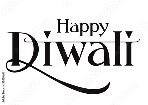 Happy Diwali Lettering