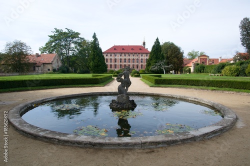 Renaissance castle Libochovice in the northern Bohemia, Czech republic