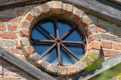 Round brick window