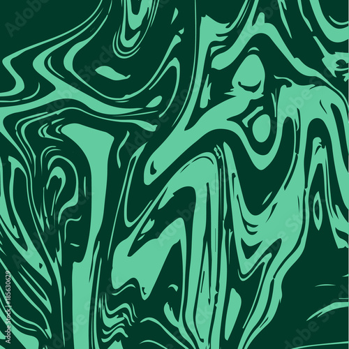 Malachite Texture. Green Stone Vector Background. Japanese Suminagashi Liquid Paint Pattern. Green Malachite Texture. Rich Trendy VIP Gemstone Decoration. Elegant Marble Background. Green Ink Splash