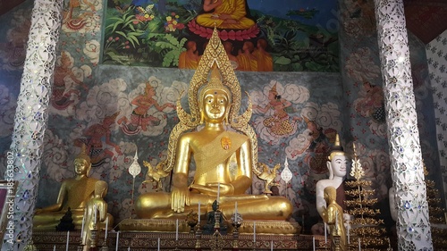 Wat Prathat Cho Hae statue of the Buddhism