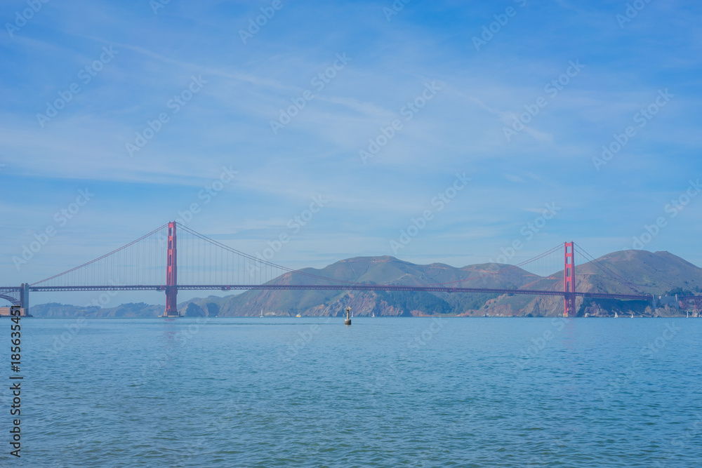 San Francisco Bay with the Golden Gate Bridge San Francisco Bay with the Golden Gate Bridge