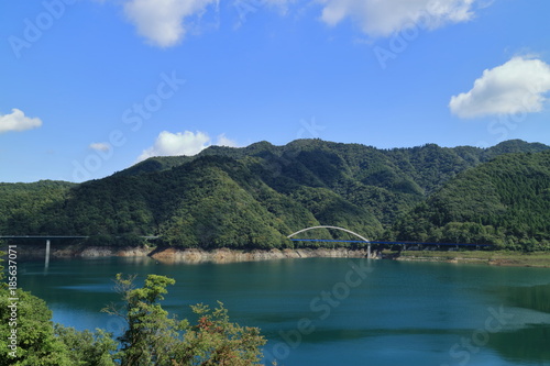 宮ヶ瀬湖のローゼ橋